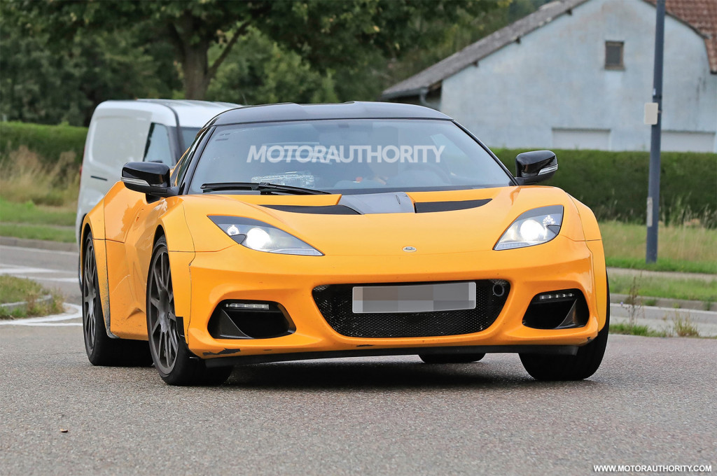 2023 Lotus Type 131 sports car test mule spy shots - Photo credit: S. Baldauf/SB-Medien